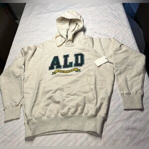 Aime Leon Dore Plaid Appliqué ALD hoodie sweatshirt size M NWT